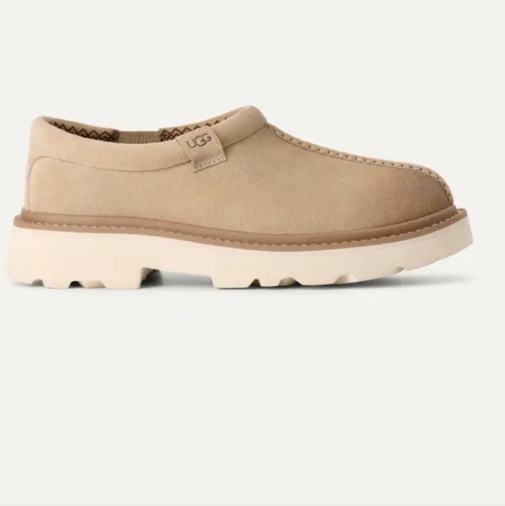 UGG Men's Tasman Lug Mustard Seed Suede Shoes 1166913 Size 12